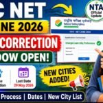 UGC NET Exam City Change 2026: Latest Update: City Correction Process Started, Modify Now!