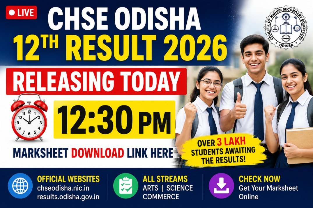 chse odisha 12th result 2026