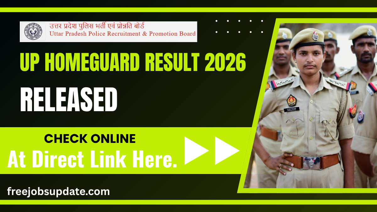 Home guard result 2026 up