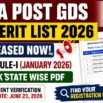 India Post GDS 4th Merit List 2026 OUT, Check State Wise, Direct PDF Download Link Here.