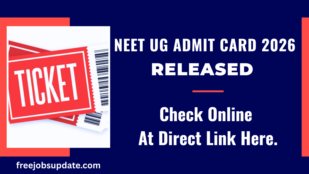 NTA NEET Admit Card 2026