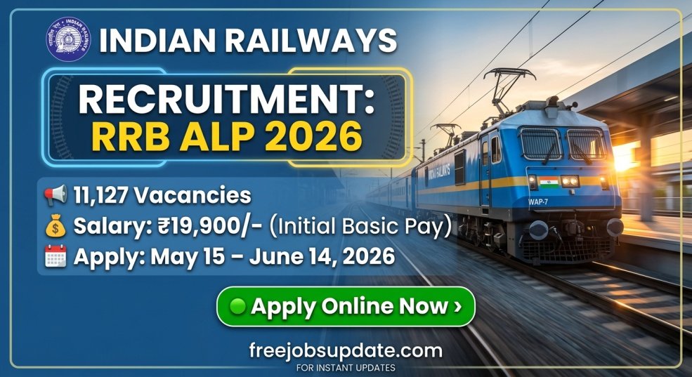 Recruitment of assistant loco pilot alp apply online