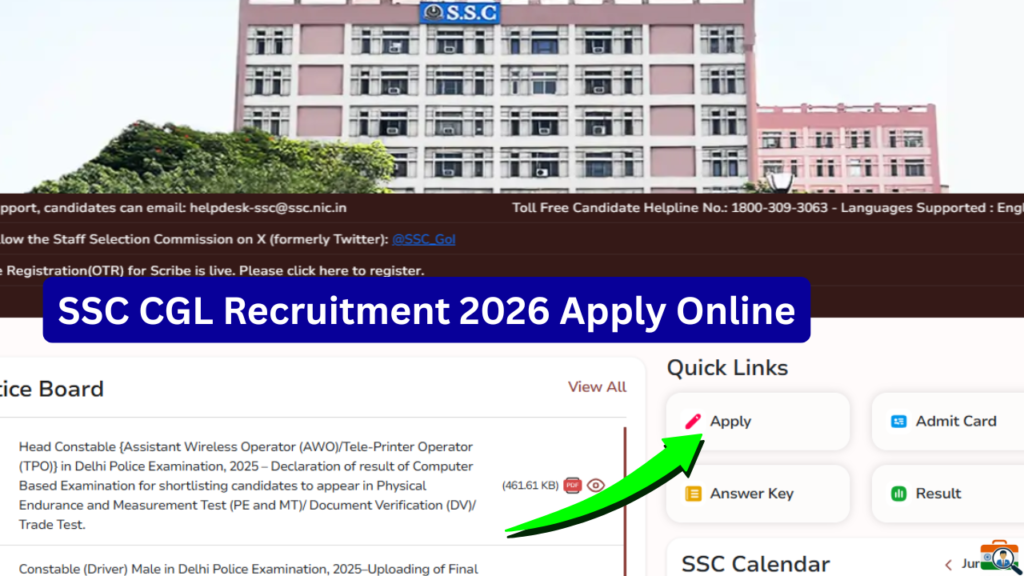 SSC CGL application form 2026