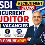 SBI Concurrent Auditor Recruitment 2026: Apply Online for 821 Post, Now Check Eligibility
