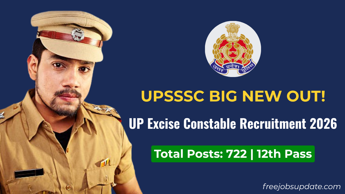 Upsssc excise constable recruitment 2026 apply online