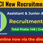CCI Vacancies 2026 for 148 Post, Direct Online Apply Link Here. Check Now
