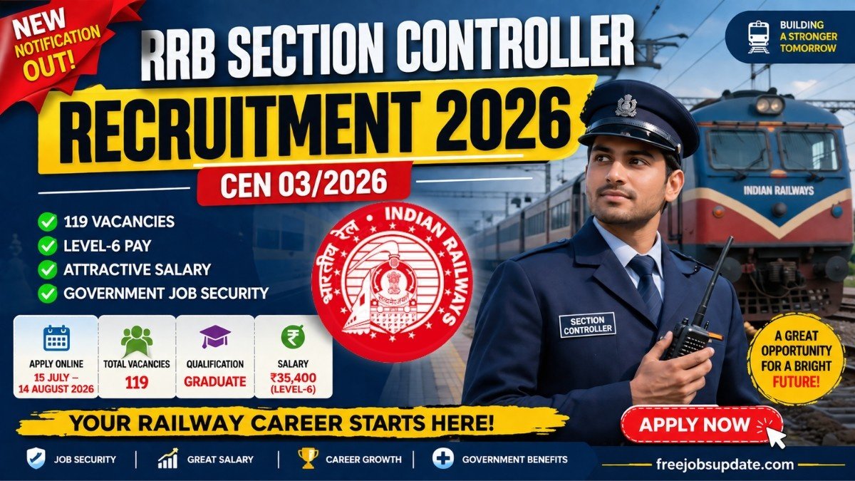 RRB Section Controller Recruitment 2026