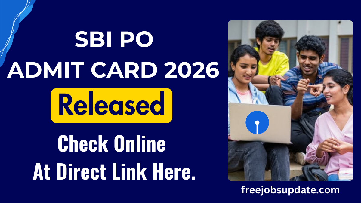 SBI PO Admit Card 2026