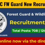 UPSSSC Forest Guard Recruitment 2026 for 708 Posts, Direct Online Apply Link Here. Check Now