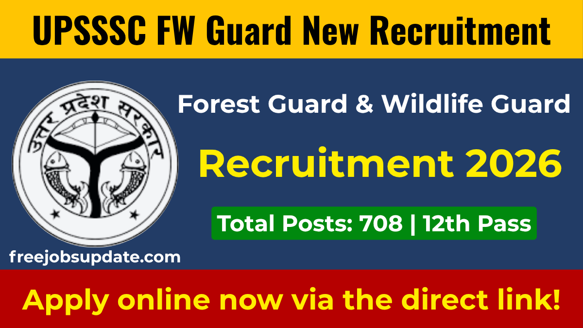 UPSSSC Forest Guard Recruitment 2026