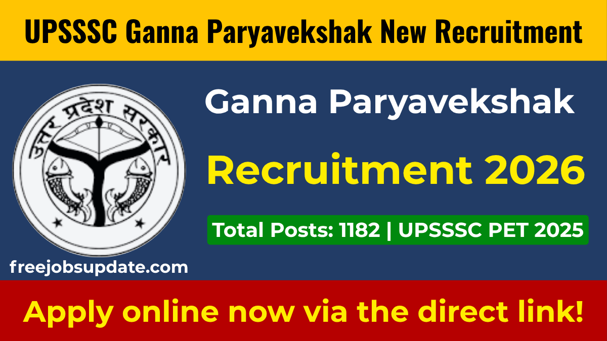 UP Ganna Paryavekshak Vacancy 2026