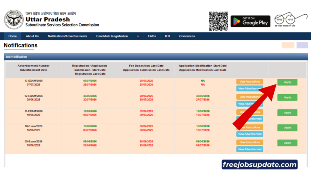 Upsssc ganna paryavekshak recruitment 2026 apply