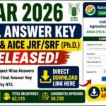ICAR PG Final Answer Key 2026 Released, Know How to Check & Download – Direct Link Here