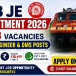 RRB Junior Engineer Recruitment 2026 for 3993 Posts, Direct Online Apply Link Here. Check Now