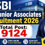 SBI Junior Associates Recruitment 2026 for 9124 Post, Direct Online Apply Link Here. Check Now