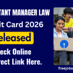 SBI Assistant Manager Law Admit Card 2026: OUT, Now Check Call Letter, Direct Link Here.