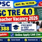 Bihar Teacher Vacancy 2026: for 32,388 Teaching Post Under BPSC TRE 4.0 Check All Important Details