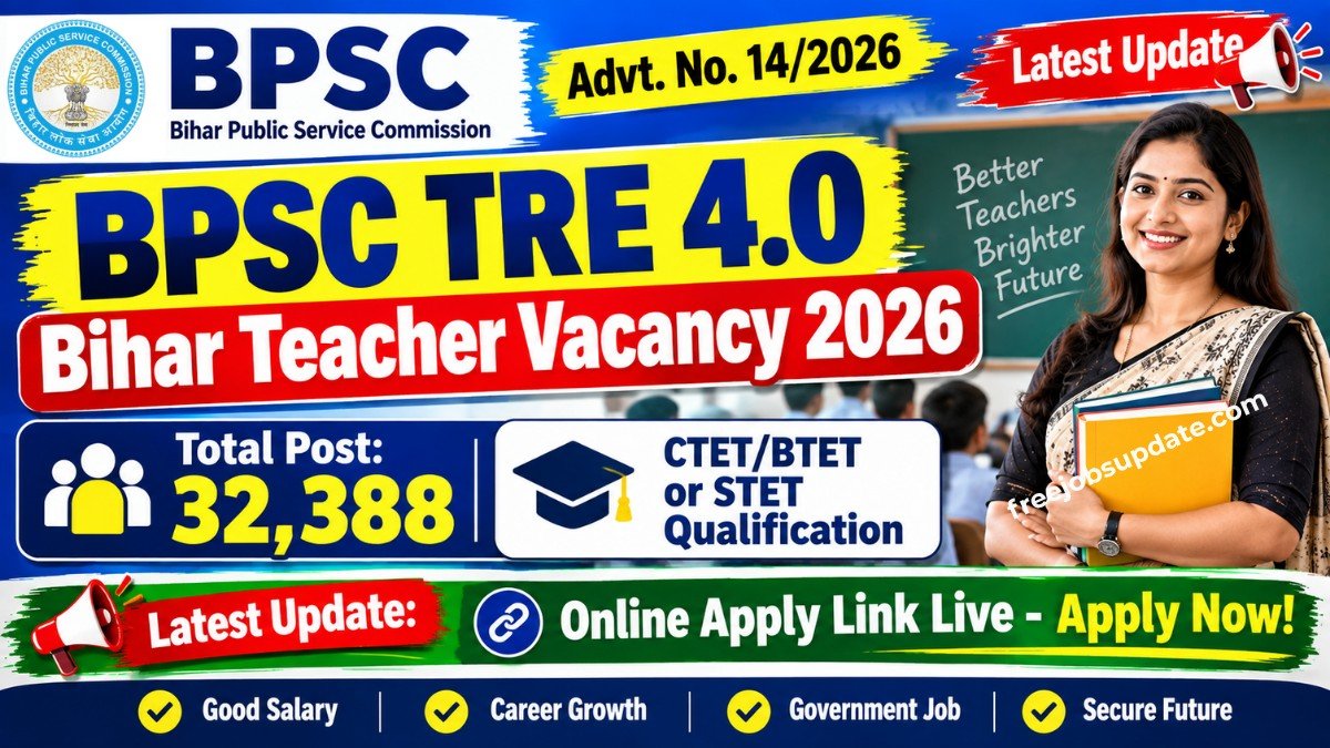 Bihar Teacher Vacancy 2026