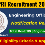 CPRI Recruitment 2026: for 110 Vacancies, Check Eligibility, Salary, Fee and Selection Process