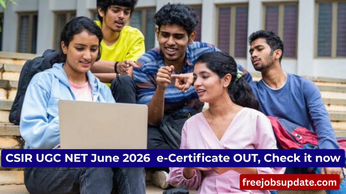 Csir ugc net candidate certificate 2026 pdf download