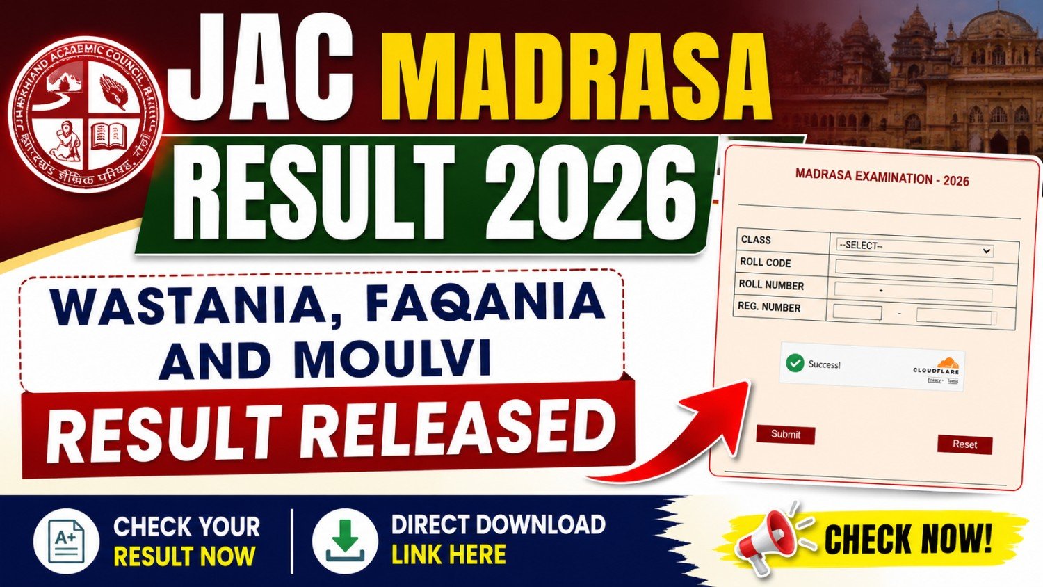 Jac board wastania result 2026