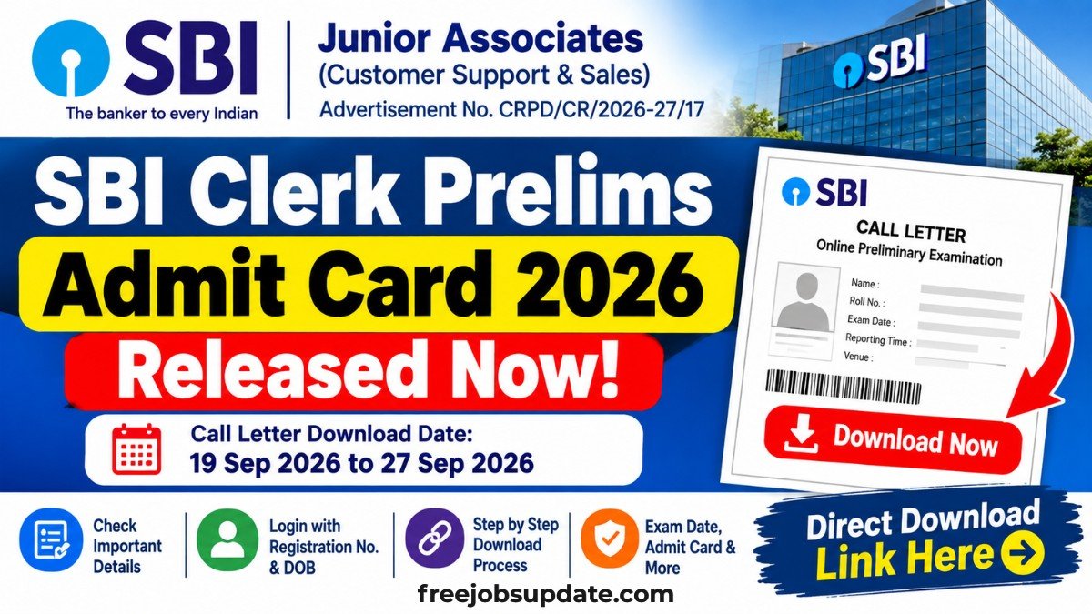 SBI Admit Card 2026