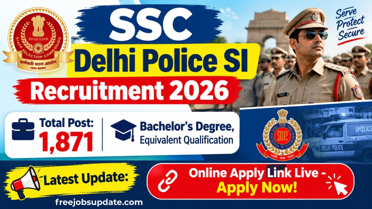 SSC CPO si capf recruitment 2026