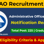 UIIC AO Vacancy 2026: Apply Online for 225 Administrative Officer Posts, @Apply Link Here.
