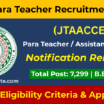 Para Teacher Vacancy 2026: 7299 Posts – Check Eligibility, Salary, Exam Pattern & Apply Link