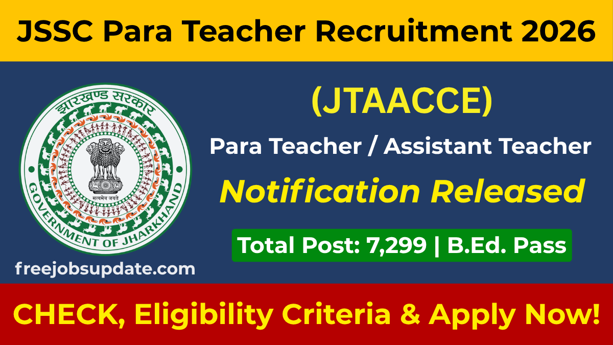 JSSC Para Teacher Vacancy 2026 Sarkari Result