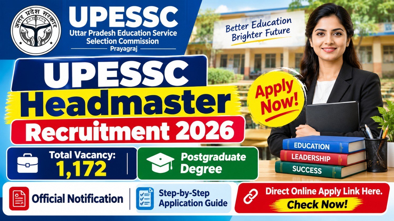 UP Headmaster Vacancy 2026