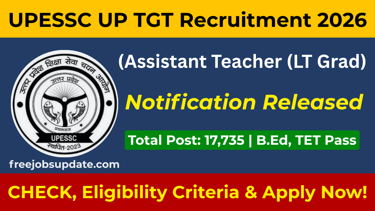 UPESSC UP TGT Recruitment 2026